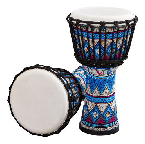 8 Pulgadas Portátil Africano Djembe Tambor De Mano Con C2