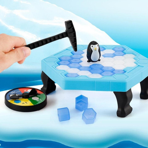 Jogo de mesa Pinguim Numa Fria Art Brink Brinquedo Natal