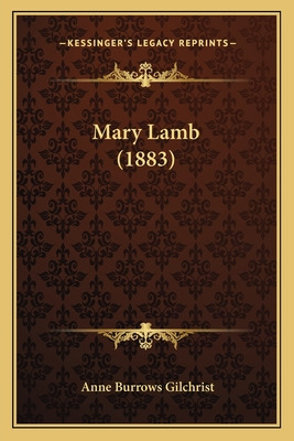 Libro Mary Lamb (1883) - Gilchrist, Anne Burrows