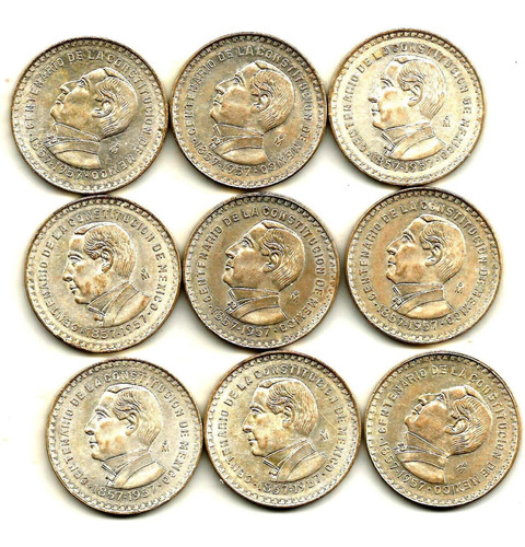 Antiguo Peso Juarez Plata 0.100 Bonito