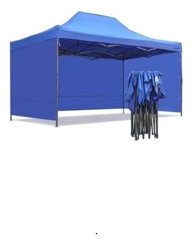 Carpa Toldo 3x4.5 Reforzado Plegable Impermeable Con Paredes