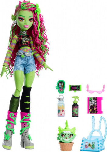 Monster High Venus Mcflytrap Con Chewlian