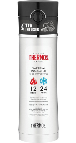 Termo Marca Thermos 24h Frio Caliente Acero Infusor Para Te