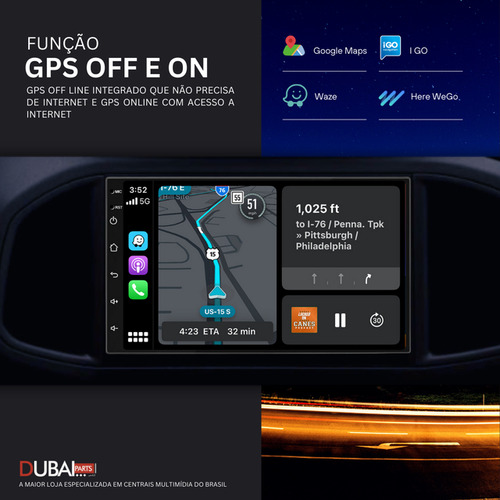 Central Multimidia Apple Carplay Toyota Etios 2013 2014 2015