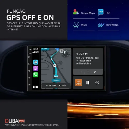 Central Multimidia Apple Carplay Hyundai Azera 2009 2010