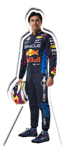 Figura Coroplast Checo Perez Tamaño Real Redbull F1 2024