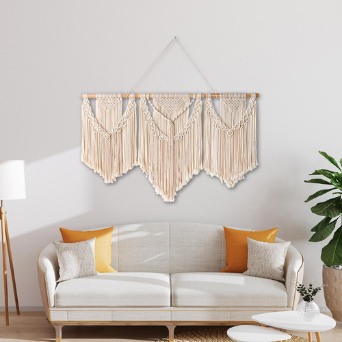 Tapiz Grande Tejido De Macramé Para Colgar En La Estilo A