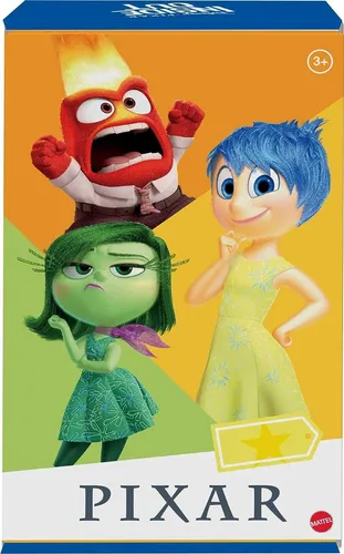 Set 2 Figuras Alegria Y Furia - Intensamente Pixar Disney