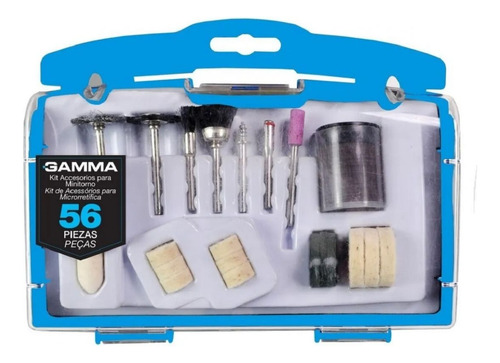 Set Kit Accesorios Para Minitorno Gamma Juego 56 Piezas