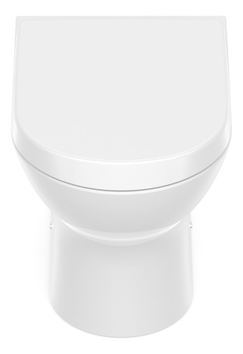 Kit Bacia Vaso Com Assento Pp Soft Close Branco Nexo Roca