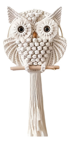 Decoración Macrame, Búho Macrame 80 Cms