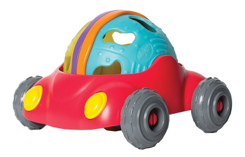 Juguete Didáctico Auto De Empuje Playgro Rattle And Roll Color Multicolor