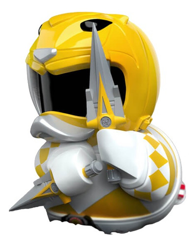 Pato De Hule Coleccionable Yellow Ranger Power Rangers Tubbz