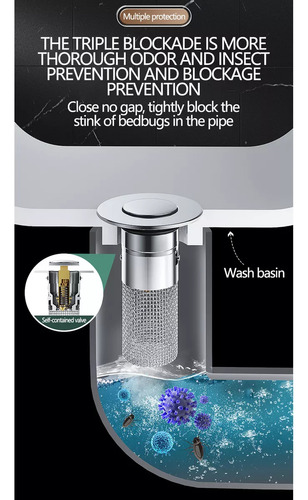 Colador De Lavabo De Baño, Colador De Lavabo E