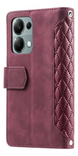 Funda Estilo Libro De Piel Sjk Con Cierre De Cremallera