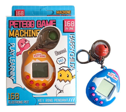 Mascota Virtual Tipo Tamagotchi Con Llavero