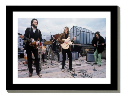 The Beatles - Poster Enmarcado 55 X 45 Cm.