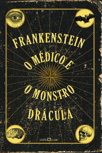 Frankenstein / O médico e o monstro / Drácula, de Shelley, Mary. Editora Martin Claret Ltda, capa dura em português, 2017