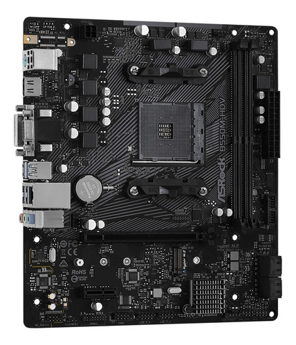 Imagen 3 de 5 de Tarjeta Madre Asrock B550m-hdv Ddr4 Motherboard
