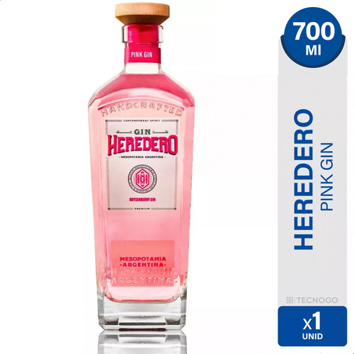 Gin Heredero Pink Handcrafted Boysenberry - 01mercado