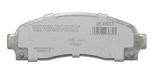 Balatas Oex Delanteras Ford Explorer Sport 01/03 Wagner