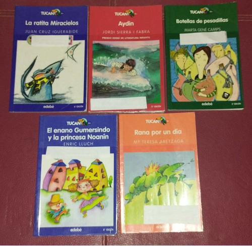 Set De 5 Títulos De Literatura Infantil - Edit. Edebé