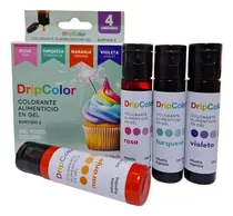 Comprar Colorantes En Gel Colores Pastel Dripcolor Set X 4