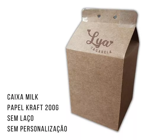 Caixa de Papelão Personalizada Branca/Kraft