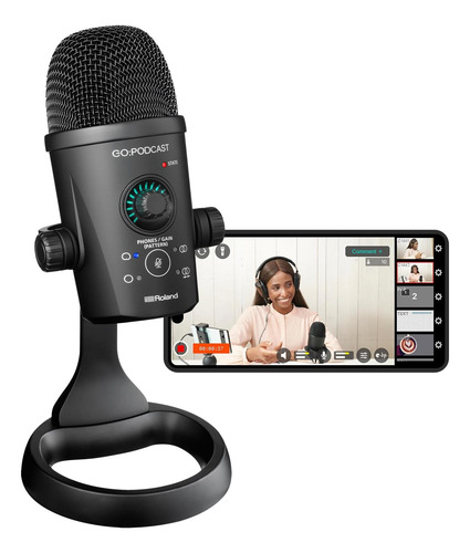 Roland Go: Podcast Video Podcasting Studio Para Teléfonos In