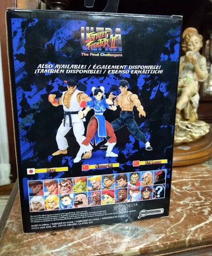 Chun Li Street Figther Ii Color Rojo Nuevo Sellado Original