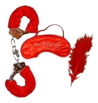 Kit Esposas Cegadera Y Plumas
