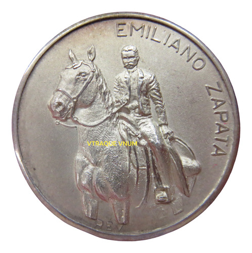Medalla Emiliano Zapata Centenario De Su Natalicio 1879 1979