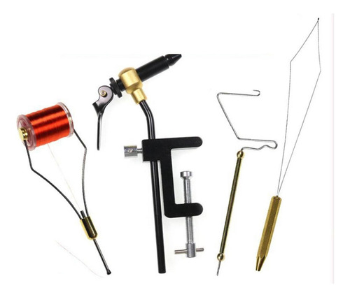 A*gift Kit De Herramientas Para Atar Moscas De 4 Piezas,