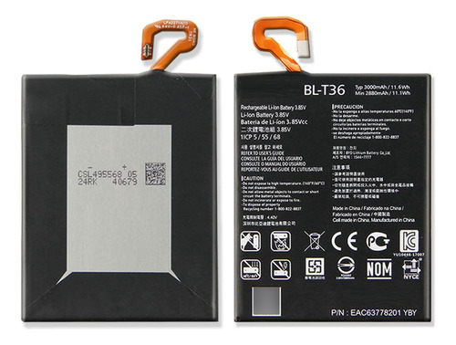 Bateria Para LG K10 2018 K11 Plus Bl-t36 Con Garantia 100%