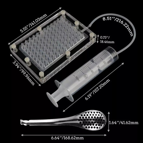 Kit De Excrementos Para Esferificación Caviar Box