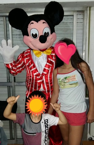 Alquilo 24 Hs Disfraz Cabezon Adultos Mickey Mouse O Minnie 