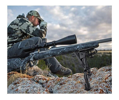 Imagem 6 de 8 de Bipé BiPod Universal Retráti Tático Sniper Carabina Airsoft