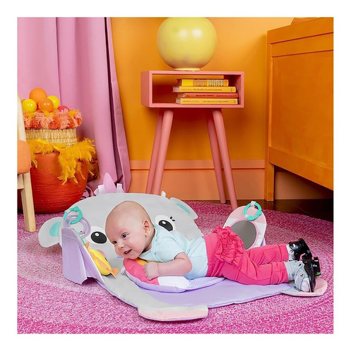Bright Starts Tummy Time Prop & Play Tapete Unicornio Niña