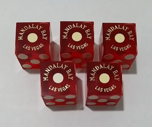 Dados Americanos Usados - Casino Mandalay Bay - Sin Descarte