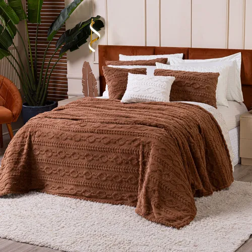 Cobertor Manta King Size Zurique Trançado Avulso Dupla Face