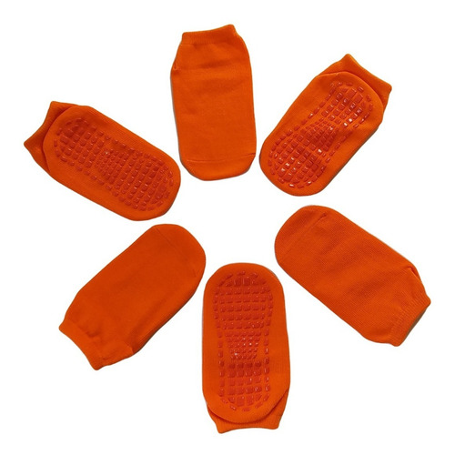 Set De 3 Pares De Calcetas Antiderrapantes Unisex 13 Cm