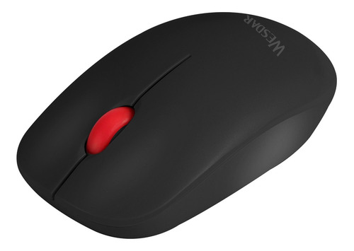 Imagen 2 de 3 de Mouse inalámbrico Wesdar X19 negro