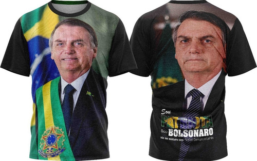 Imagem 3 de 3 de Bolsonaro - Presidente - Camiseta - 2022 - Envio Imediato