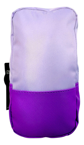 Lapicera, Colorera, Capibara 2 Cierres, Tamaño Grande 3 Morado Capis