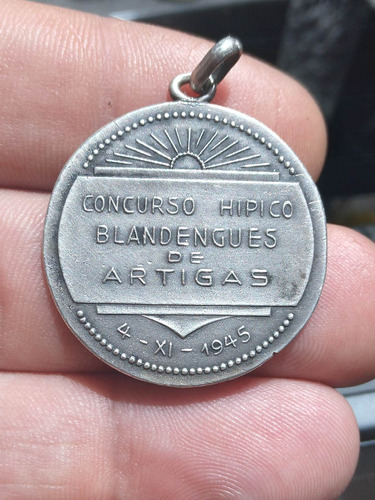 Medalla Rara Concurso Hipico Blandengues  Artigas 4 Xi 1945