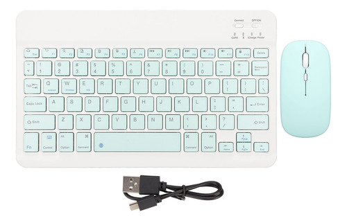 Mouse Teclado Bluetooth 10  Inalambrico Ultra Fino Dpi