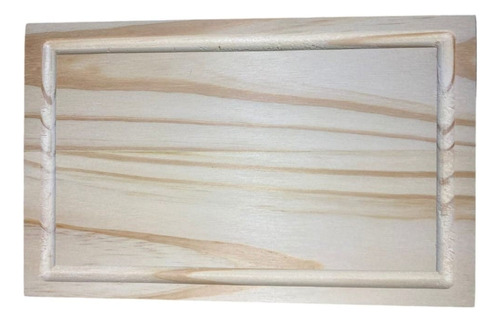 Oferta Tabla Pino 39x50cm Para La Picada O Asado  