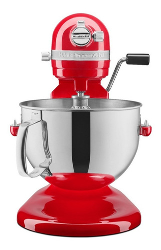 Batidora de pie KitchenAid Pro 600 KSM6583 roja pasión 220 V