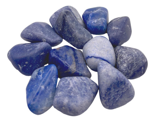 Piedra Cuarzo Azul Rolado 100 Gramos - Estrella Sagrada