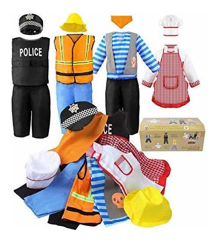 Conjunto De Disfraces Para Niño 12 Piezas Vestir Poliester